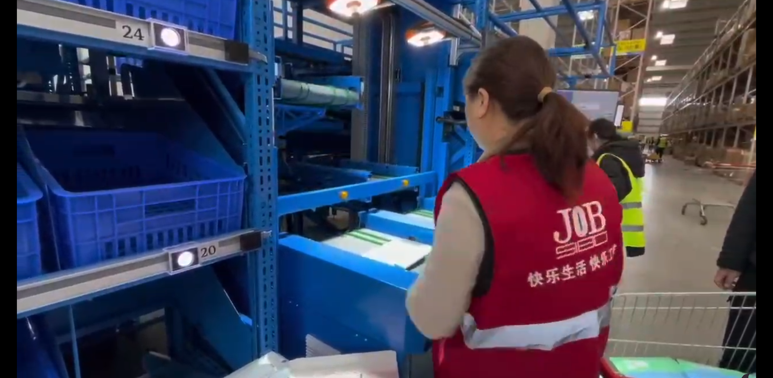 中通云仓播种墙整体