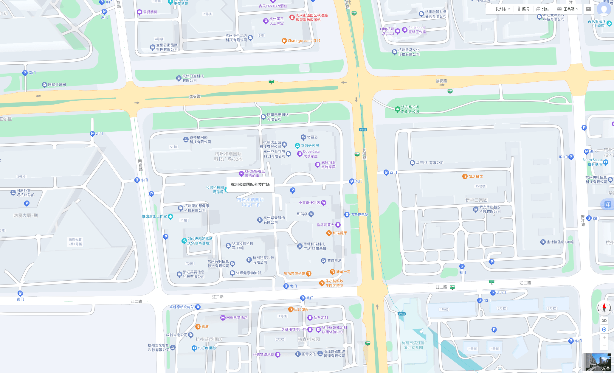 公司位置地图